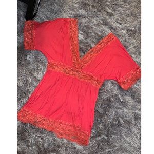 Charlotte Russe Tops - Charlotte Russe lace top Charlotte Russe Tops - Charlotte Russe lace top
